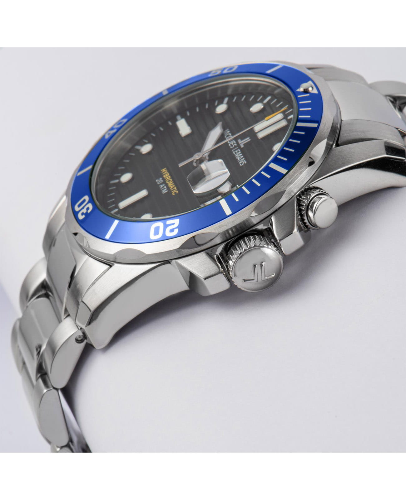 Jacques Lemans Jacques Lemans Hybromatic 1-2170J, hybromatic австрия мужские часы на браслете нержавеющая сталь боковой вид