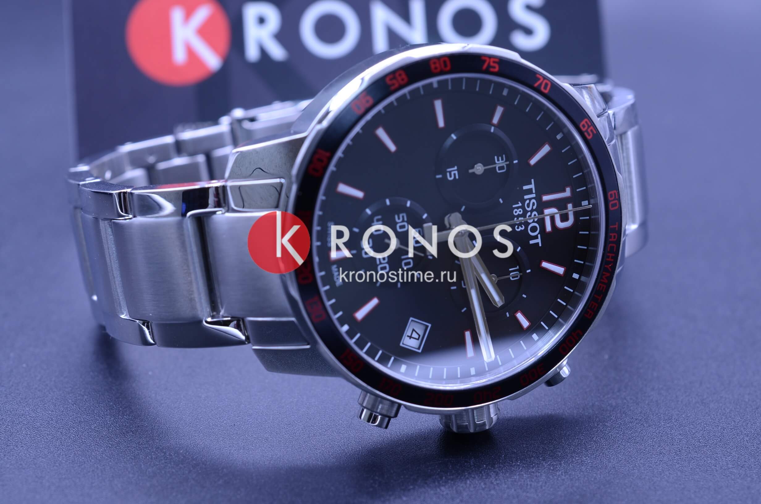 Tissot Tissot T-Sport Quickster T095.417.11.057.00, t-sport швейцария мужские часы на браслете нержавеющая сталь боковой вид
