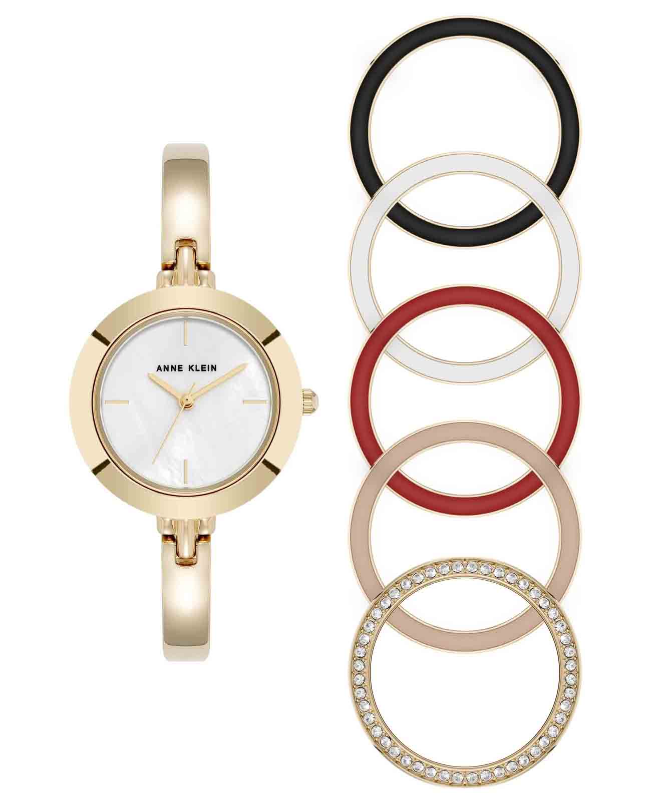 Anne Klein Anne Klein Metals 5110INST  5110INST кварцевые женские часы серебристый циферблат, браслет сталь с ip покрытием — вид спереди