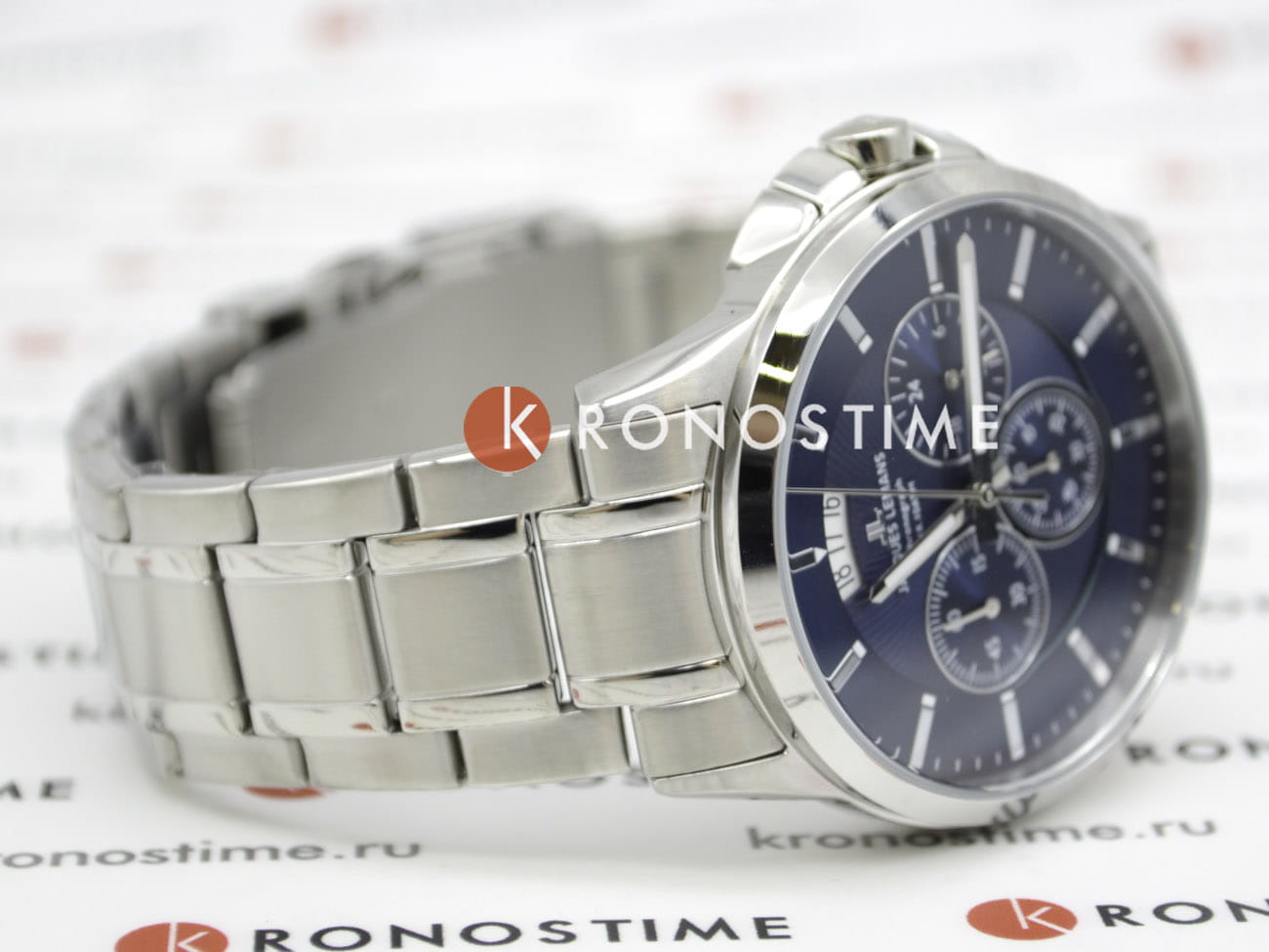 Jacques Lemans Jacques Lemans 1-1542I,  австрия мужские часы на браслете нержавеющая сталь боковой вид