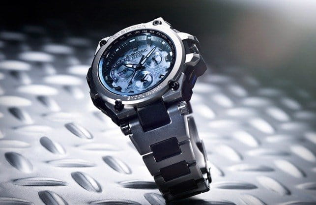 Casio Casio G-Shock Premium MTG-G1000RS-2A мужские часы голубой циферблат на запястье