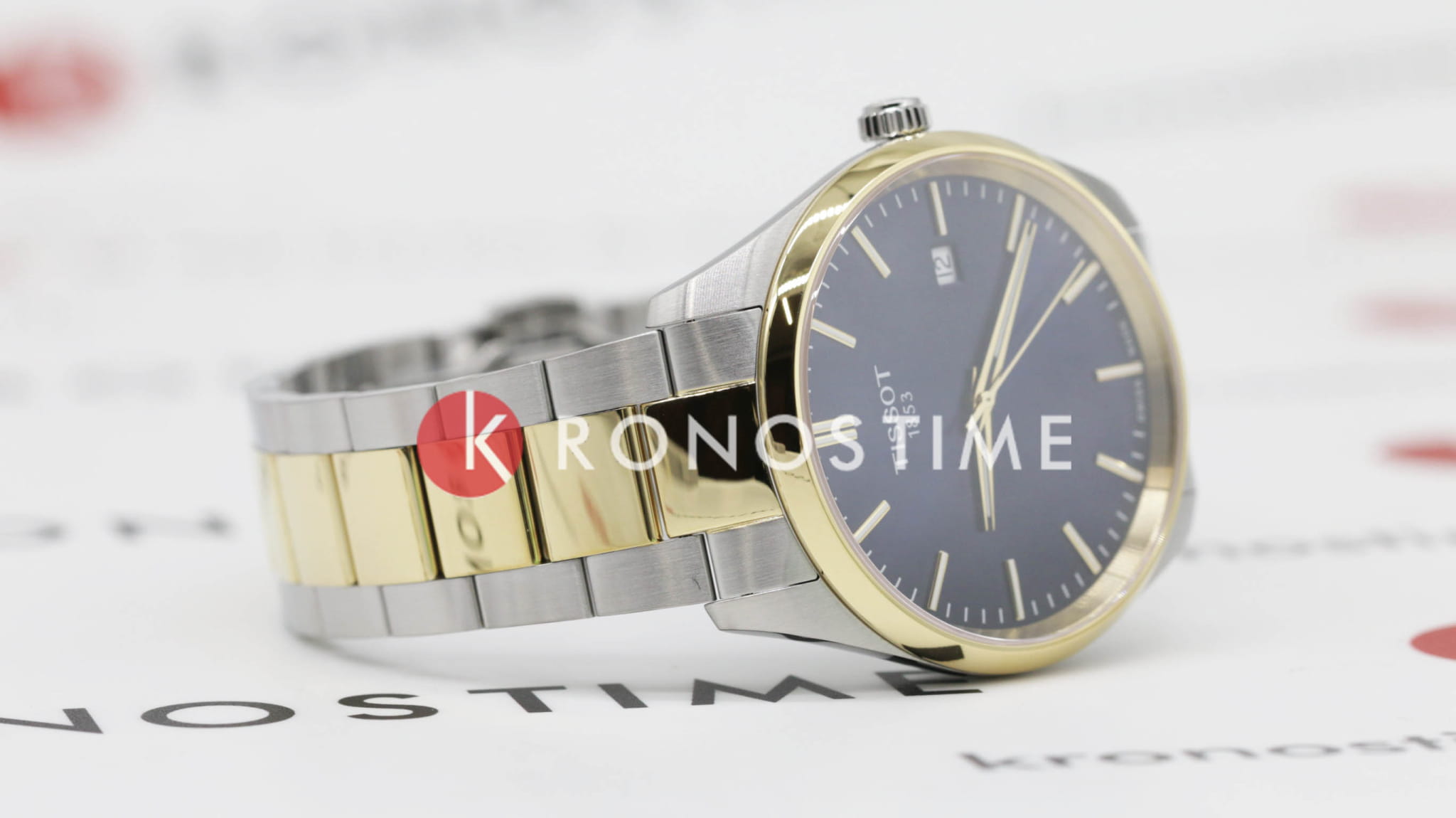Tissot Tissot PR 100 T150.410.22.041.00 кварцевые мужские часы часы крупный план синий циферблата