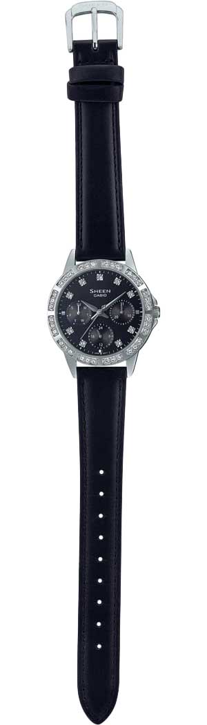 Оригинальные часы Casio Casio Sheen SHE-3517L-1AUEF кварцевые калибр механизма  общий вид