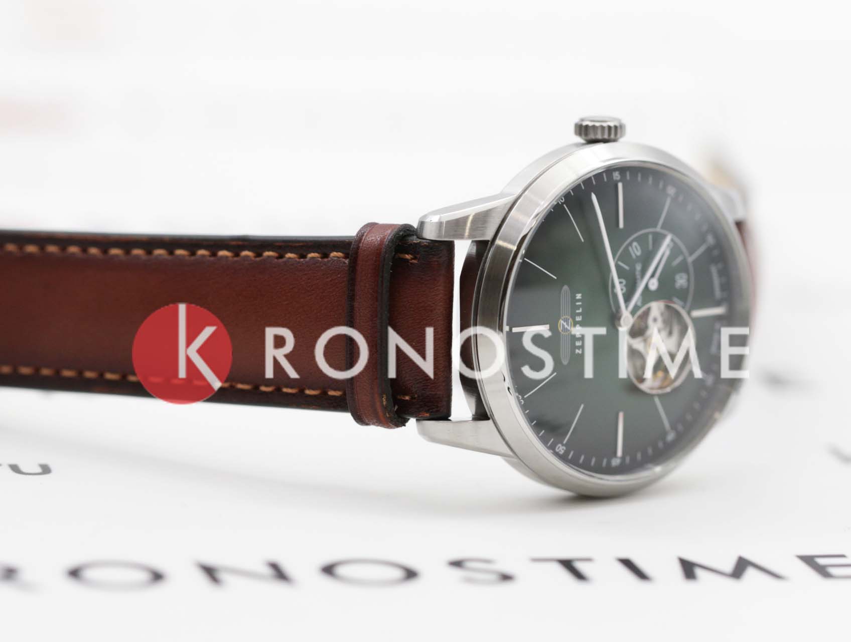 Оригинальные часы Zeppelin Zeppelin Flatline 83644 механические калибр механизма miyota 82s5  общий вид