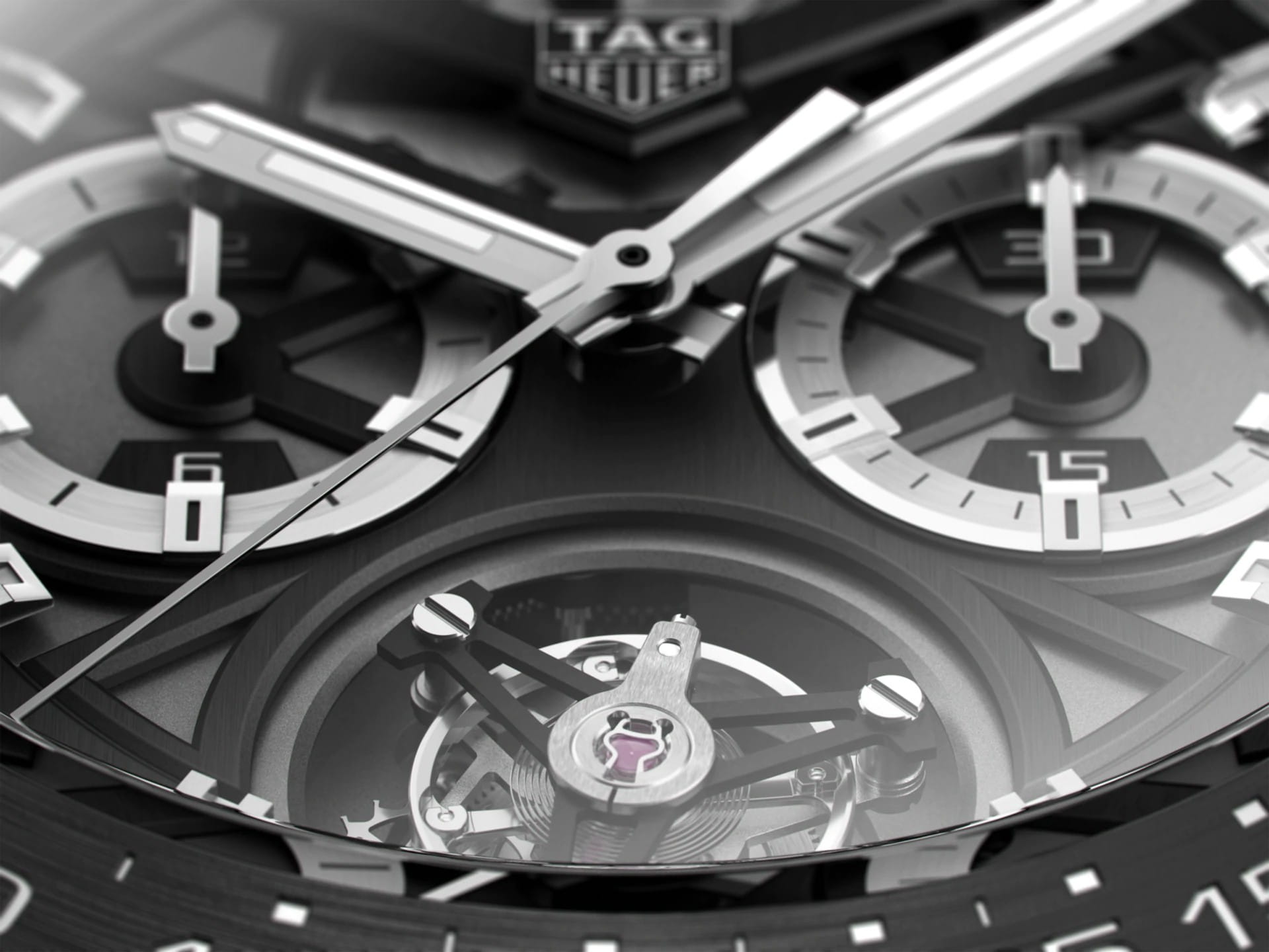 TAG Heuer TAG Heuer Carrera CAR5A8Y.FC6377, carrera швейцария мужские часы на браслете керамика боковой вид