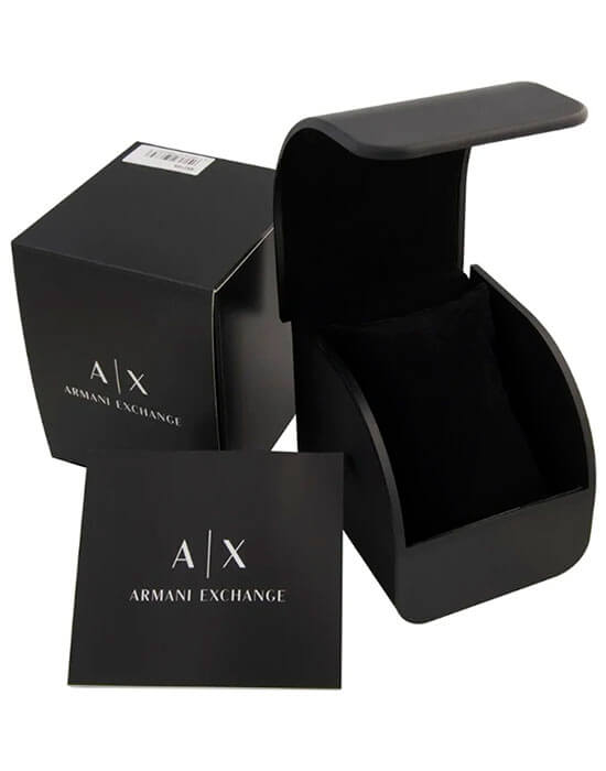 Armani Exchange Armani Exchange AX1813 кварцевые мужские часы часы крупный план черный циферблата