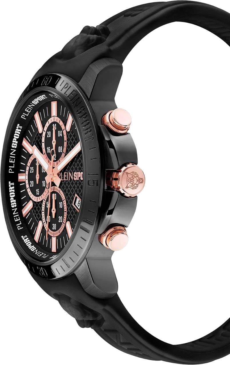 Plein Sport Plein Sport Plain Gain PSCBA0723,  германия мужские часы на браслете силикон боковой вид