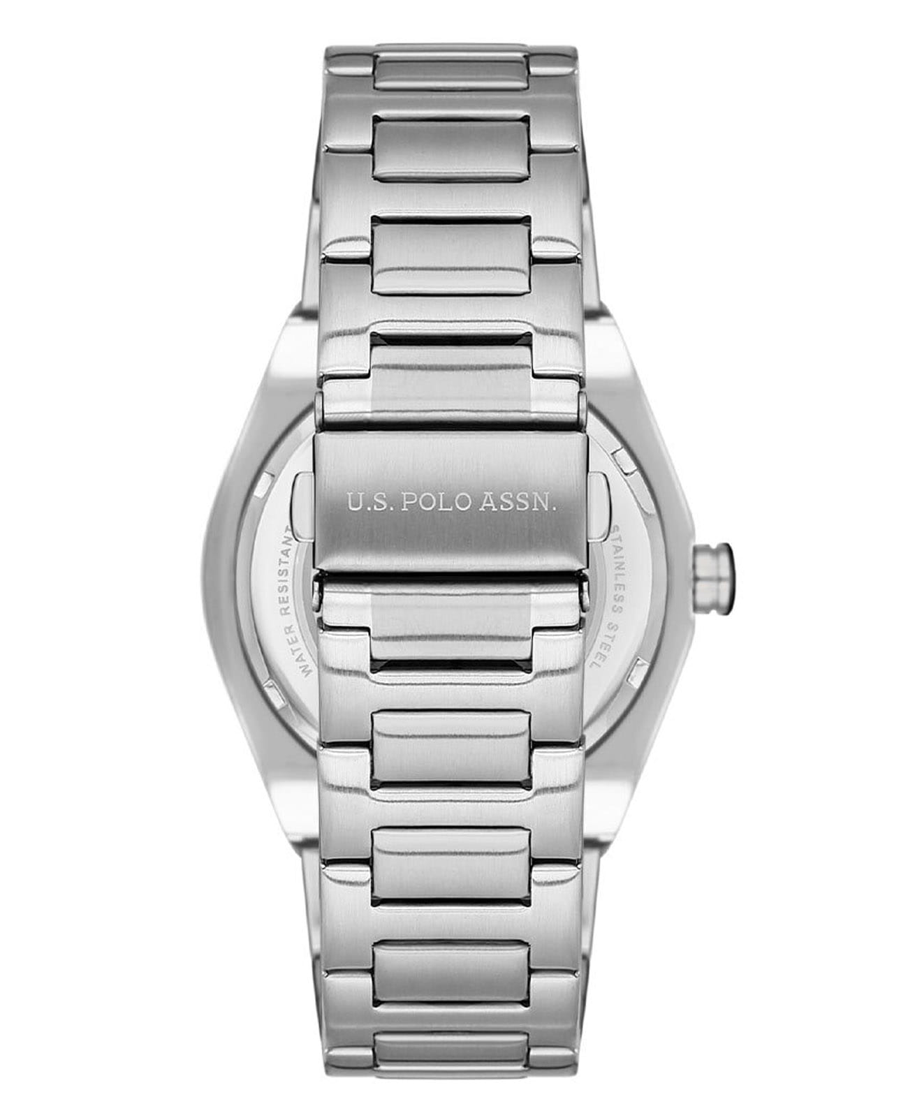 U.S. Polo Assn. U.S. Polo Assn. Fundamental USPA1062-05,  сша мужские часы на браслете нержавеющая сталь боковой вид