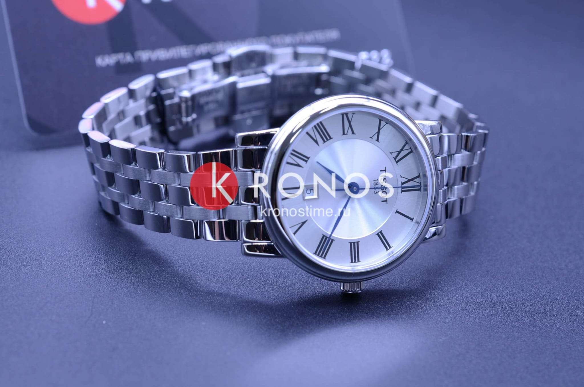Tissot Tissot Carson Premium Lady T122.210.11.033.00, t-classic швейцария женские часы на браслете нержавеющая сталь боковой вид