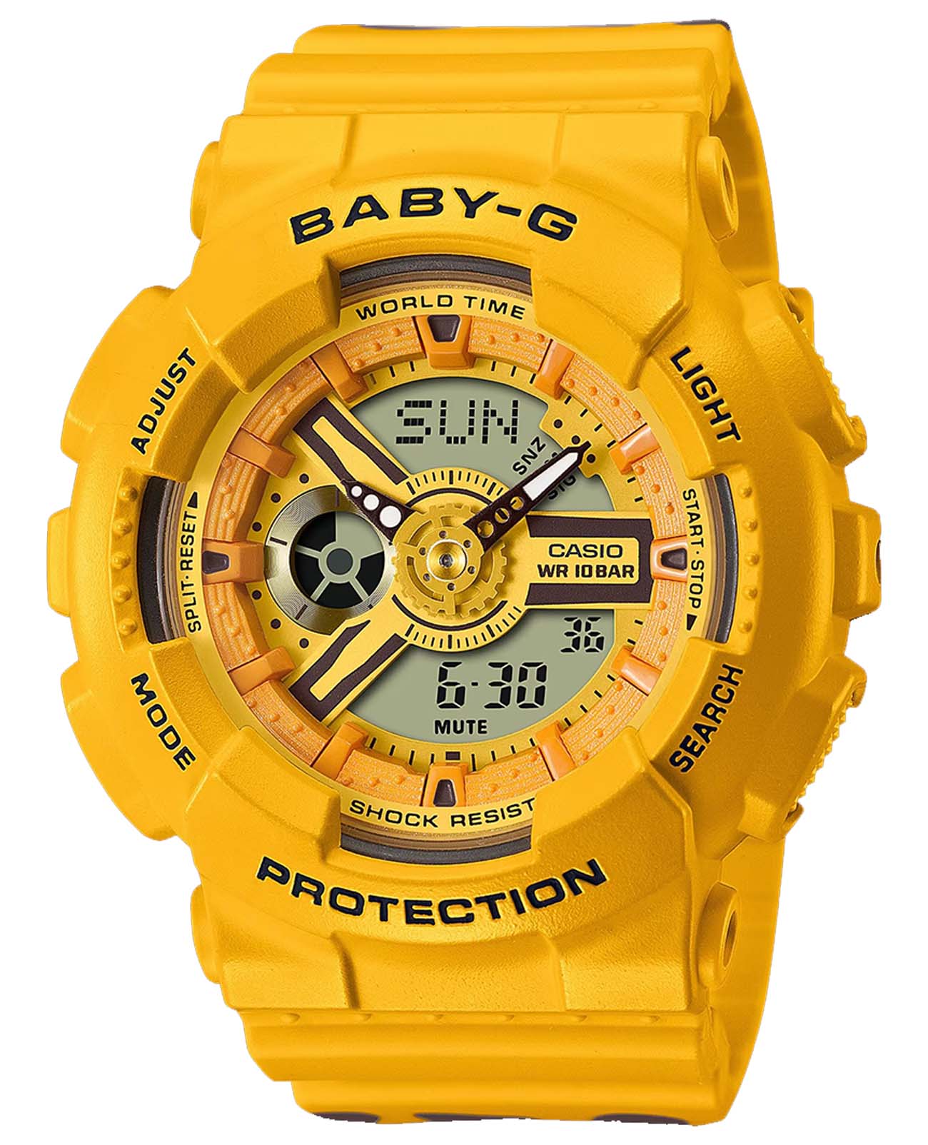 Casio Casio Pair Model SLV-22A-9ADR, g-shock япония  на браслете резина боковой вид