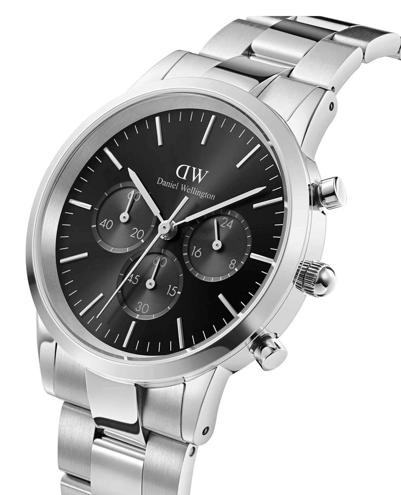 Daniel Wellington Daniel Wellington Iconic Link DW00100645 , наручные мужские часы фото под углом