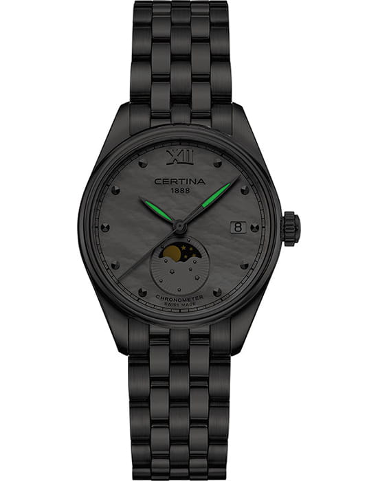 Certina Certina DS-8 Lady Moon Phase C033.257.11.118.00 DS 8, наручные женские часы фото под углом