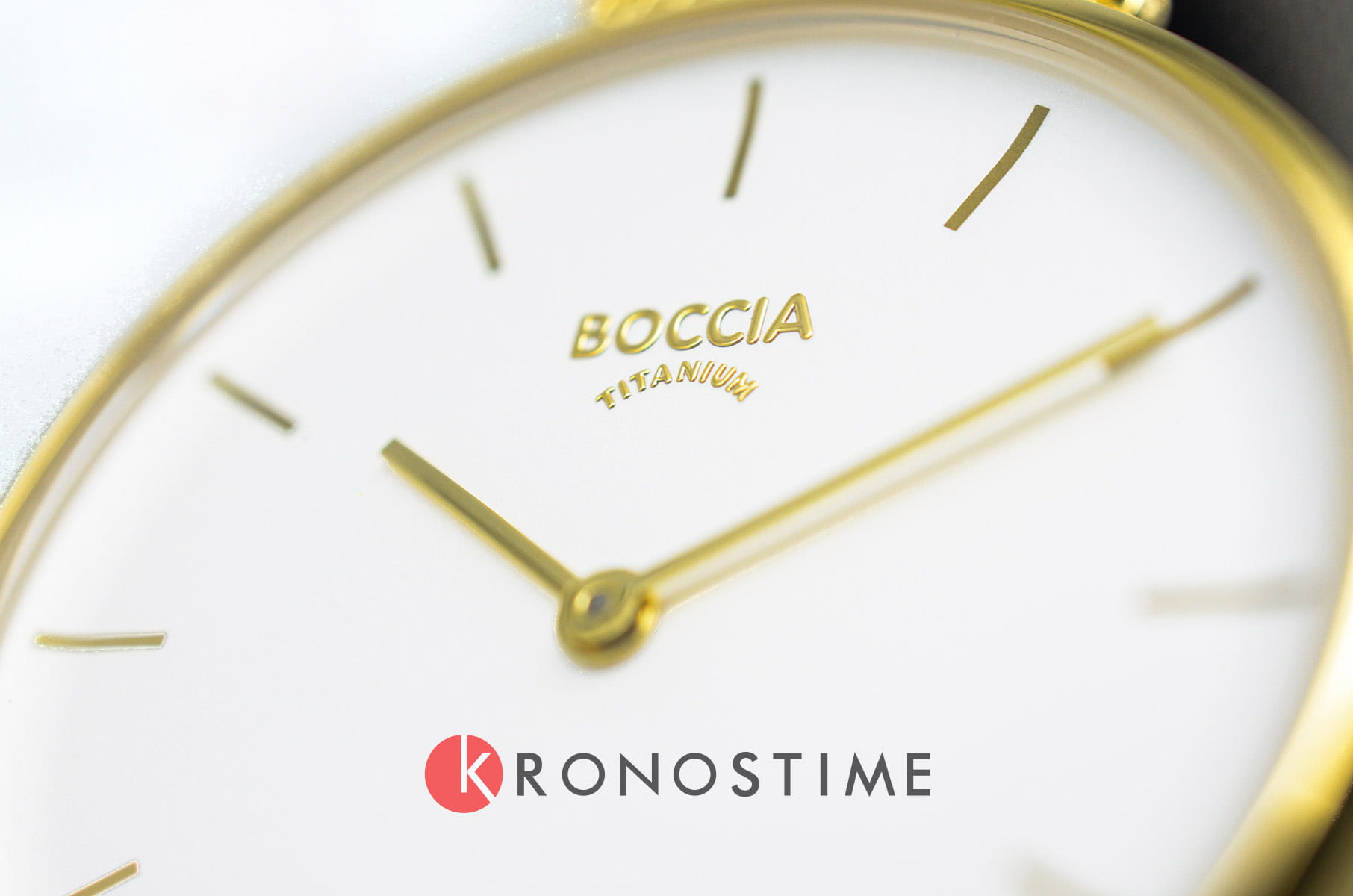 Boccia Titanium Boccia Titanium 3327-10 кварцевые женские часы часы крупный план белый циферблата