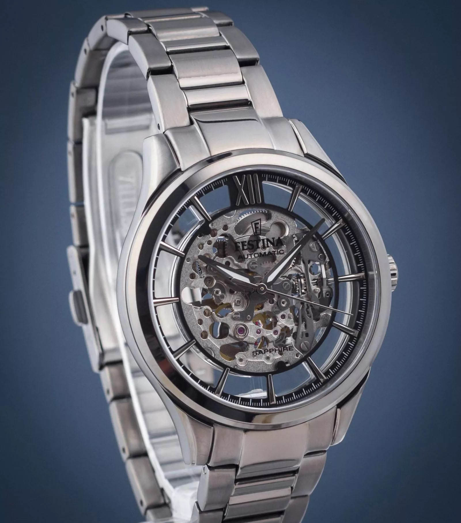 Festina F20632/1 мужские часы застежка крупным планом