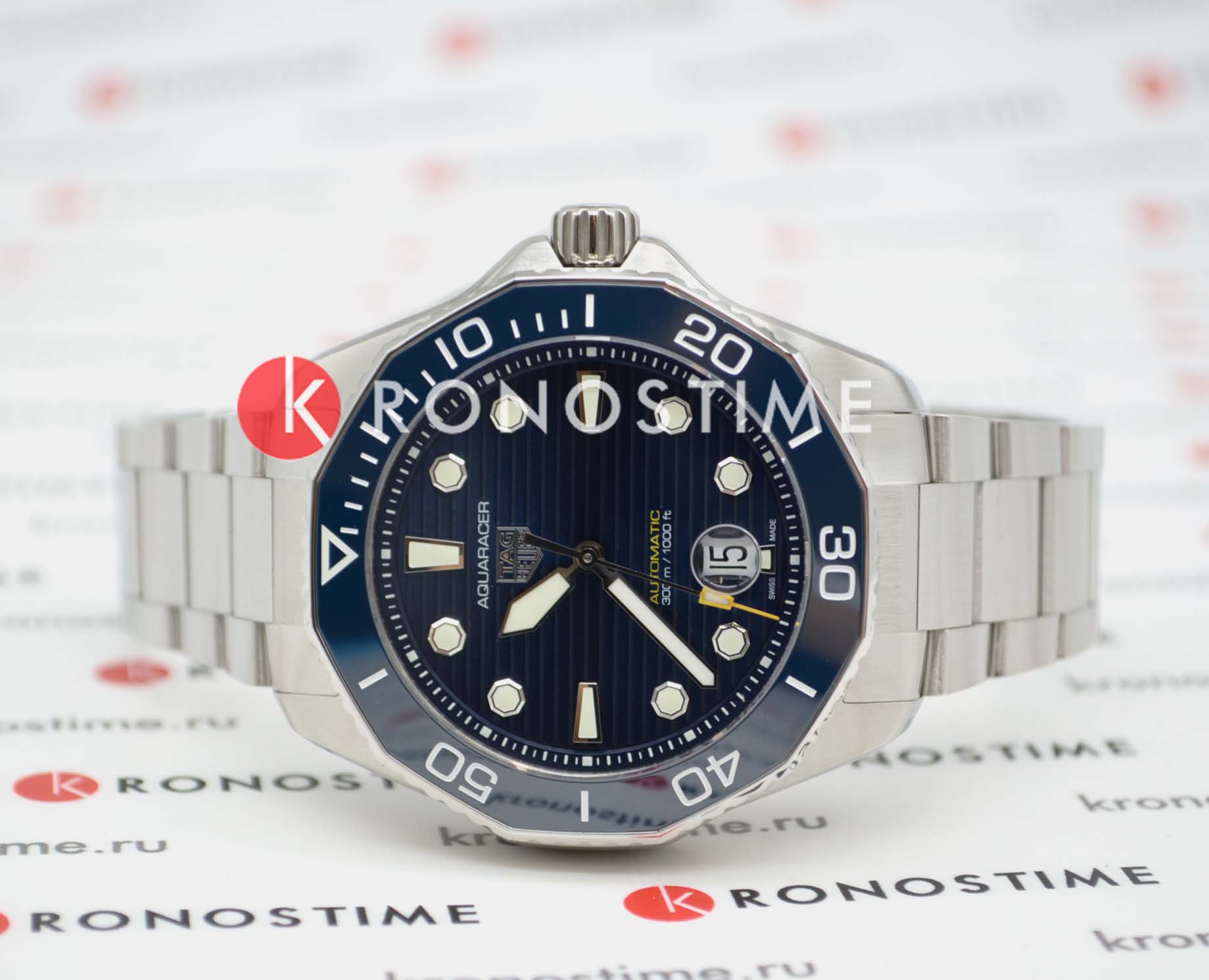TAG Heuer TAG Heuer Aquaracer Professional 300 WBP201B.BA0632 швейцария наручные мужские часы заводная головка с логотипом TAG Heuer