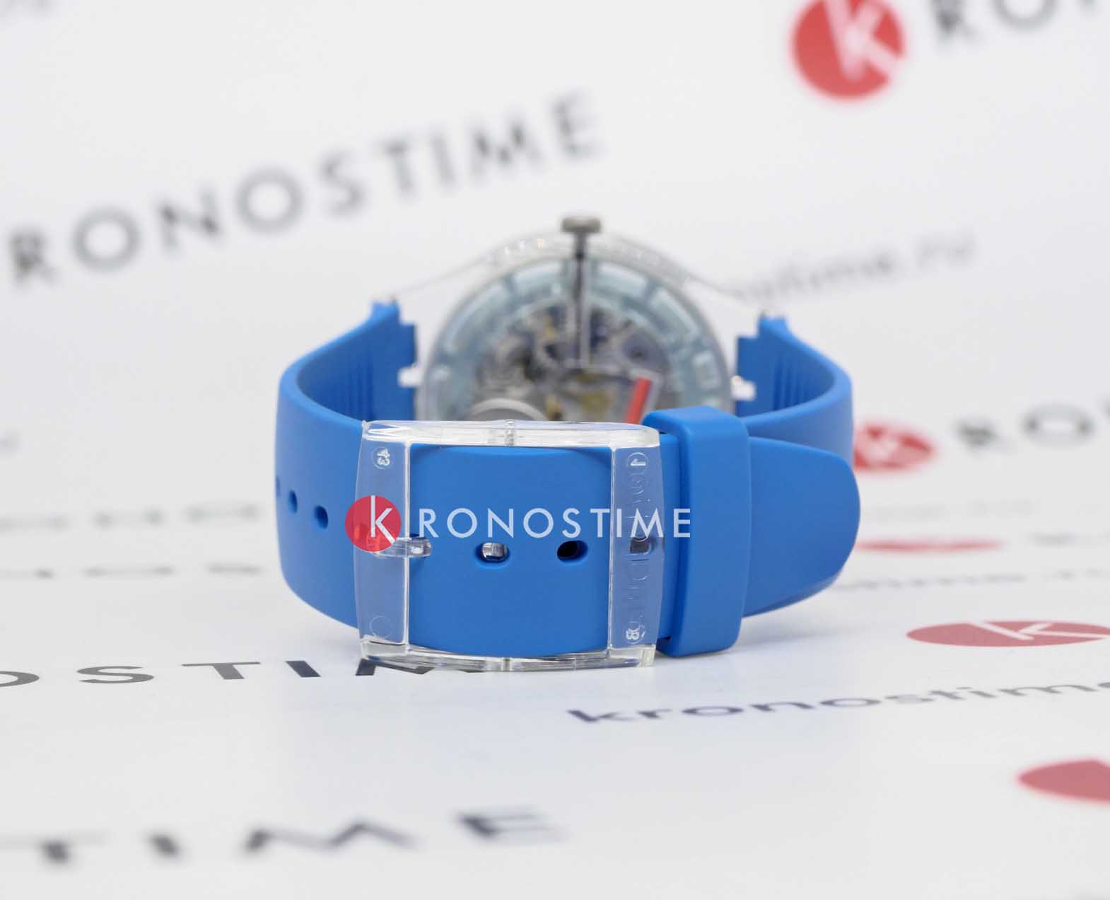 Swatch Swatch New Gent Biosourced SO29K702 мужские часы голубой циферблат на запястье