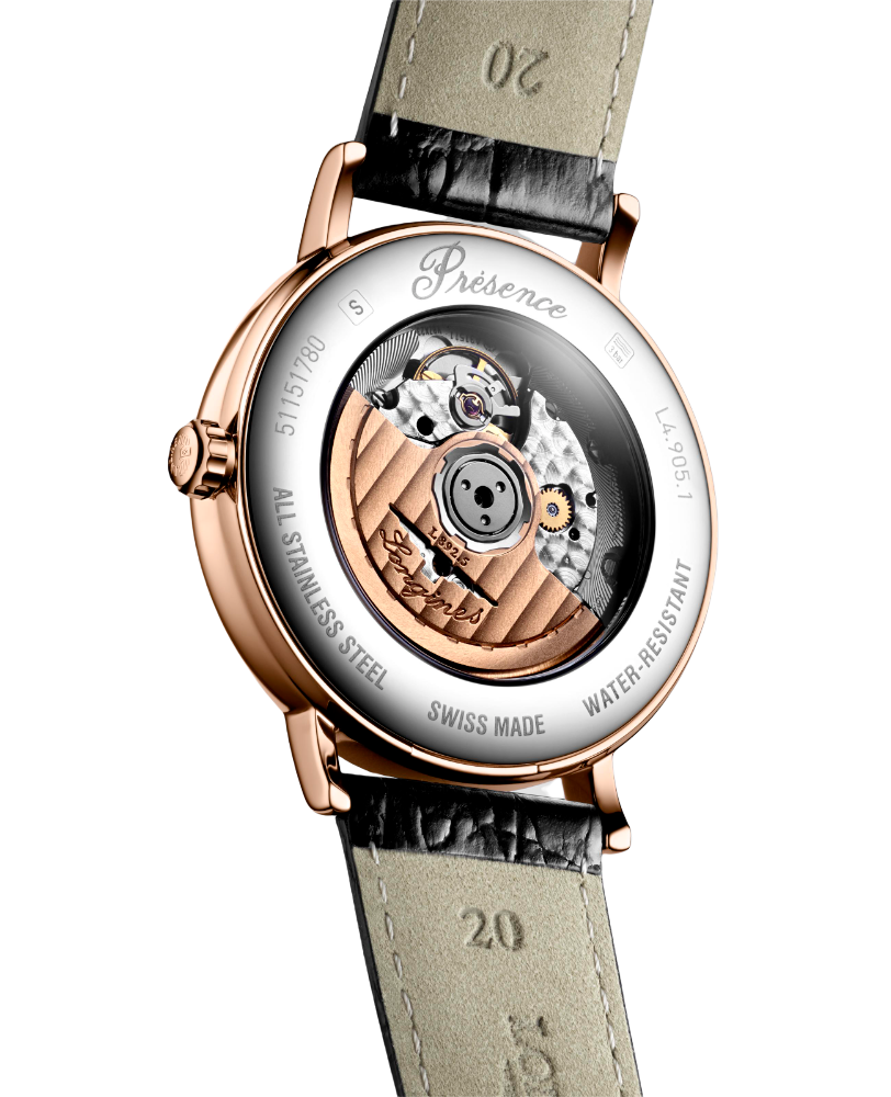 Longines Longines Presence L4.905.1.11.2 , наручные мужские часы фото под углом