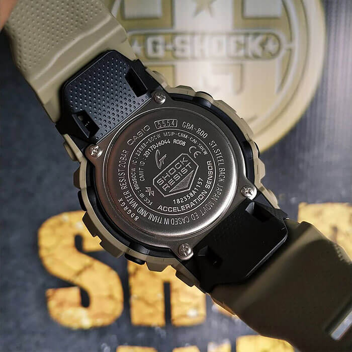 Casio Casio G-Shock GBA-800UC-5A — полный набор фото мужские часы япония