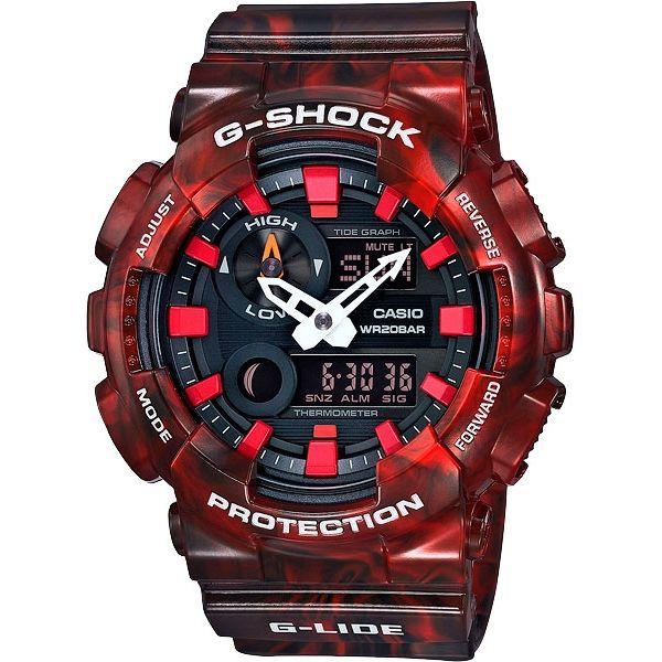 Casio Casio G-Shock GAX-100MB-4A  GAX-100MB-4A электронные мужские часы черный циферблат, браслет пластик — вид спереди