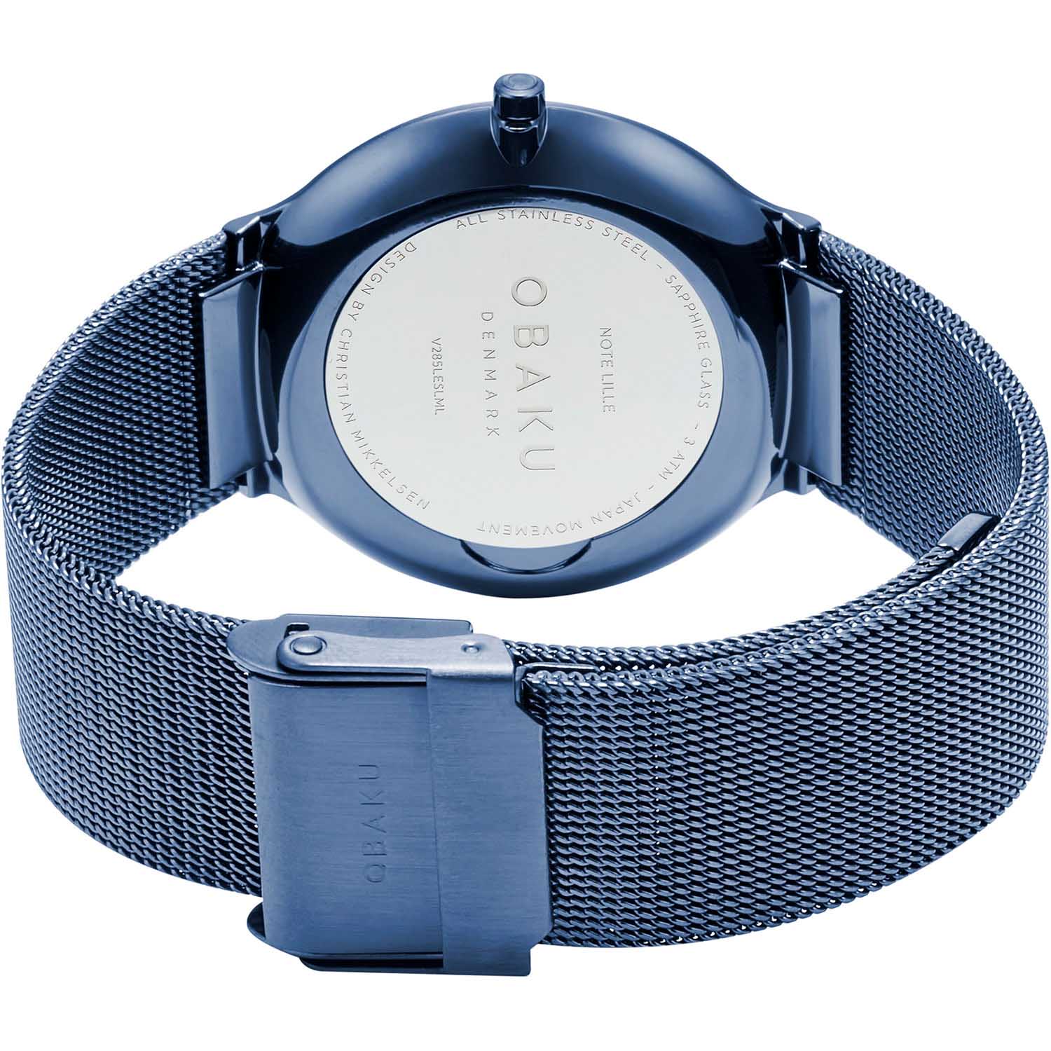 Оригинальные часы Obaku Obaku  Mesh  V285LESLML кварцевые калибр механизма  общий вид
