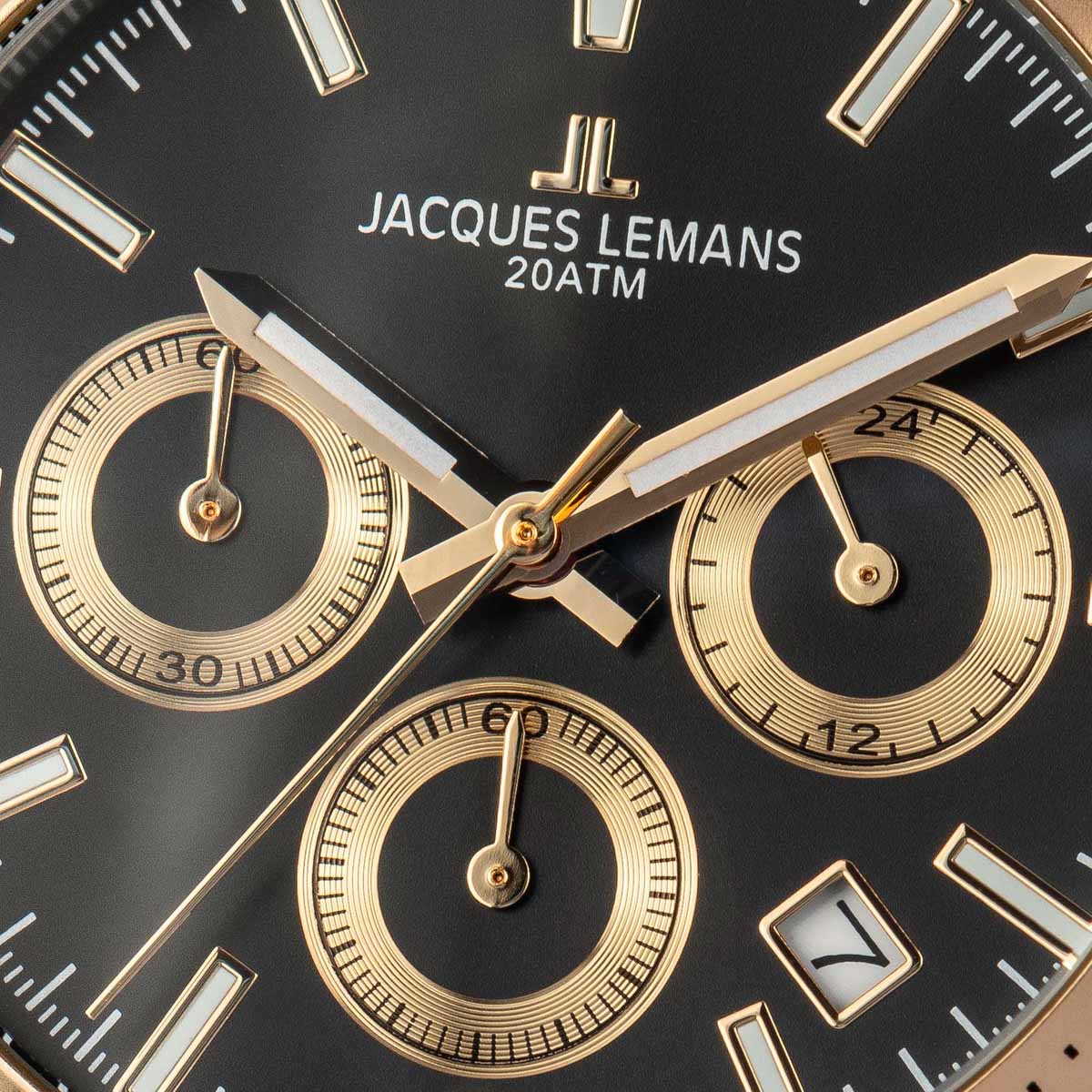 Jacques Lemans Jacques Lemans Liverpool 1-1877H, liverpool австрия мужские часы на браслете нержавеющая сталь боковой вид
