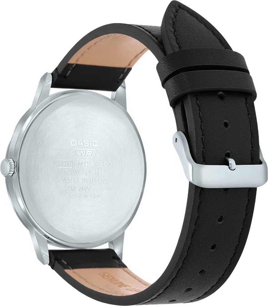 Casio Casio Collection MTP-E600L-1B , наручные мужские часы фото под углом