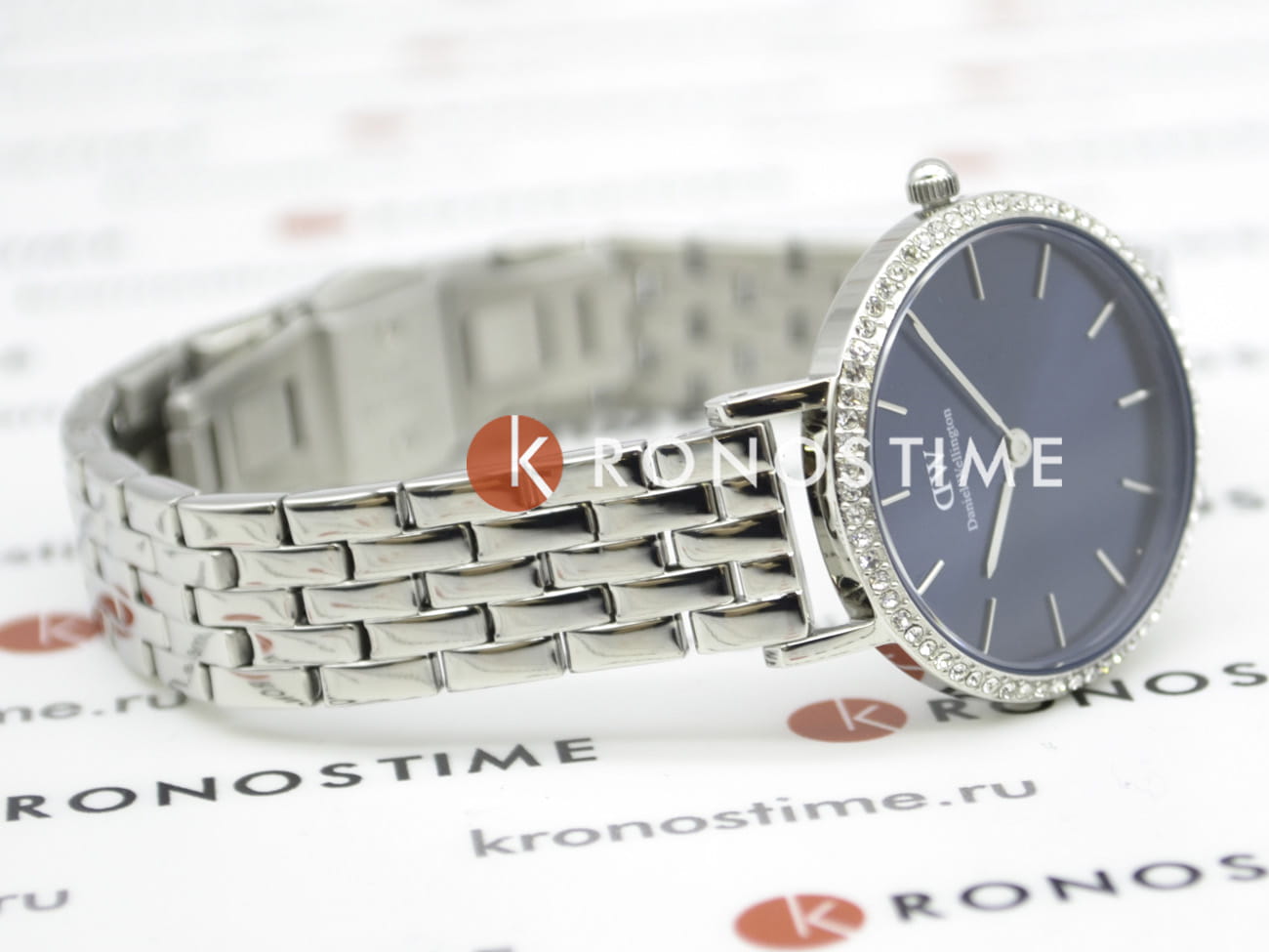 Daniel Wellington DW00100664 женские часы застежка крупным планом