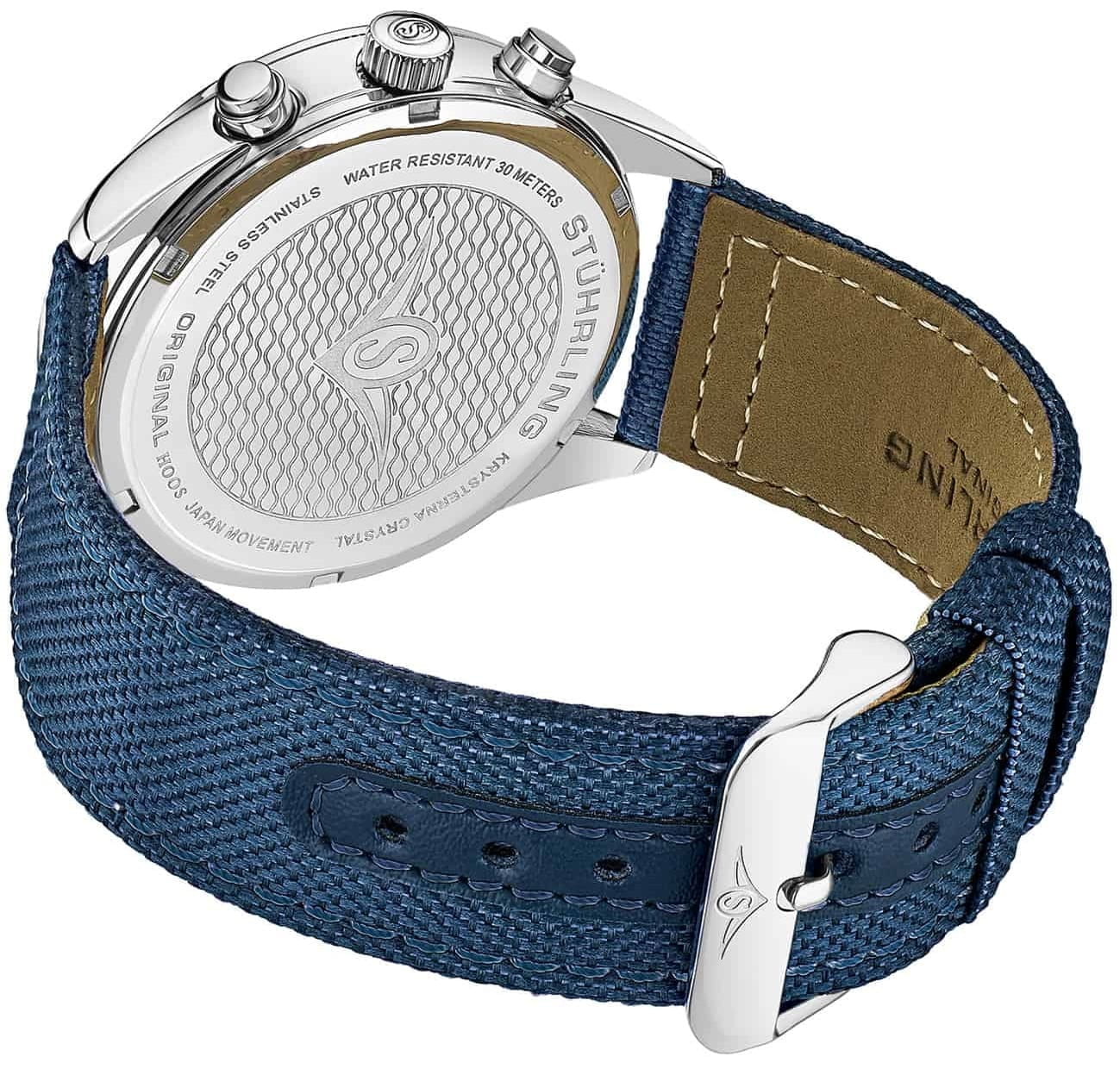 Stuhrling Stuhrling Aviator 4001.3 , наручные мужские часы фото под углом