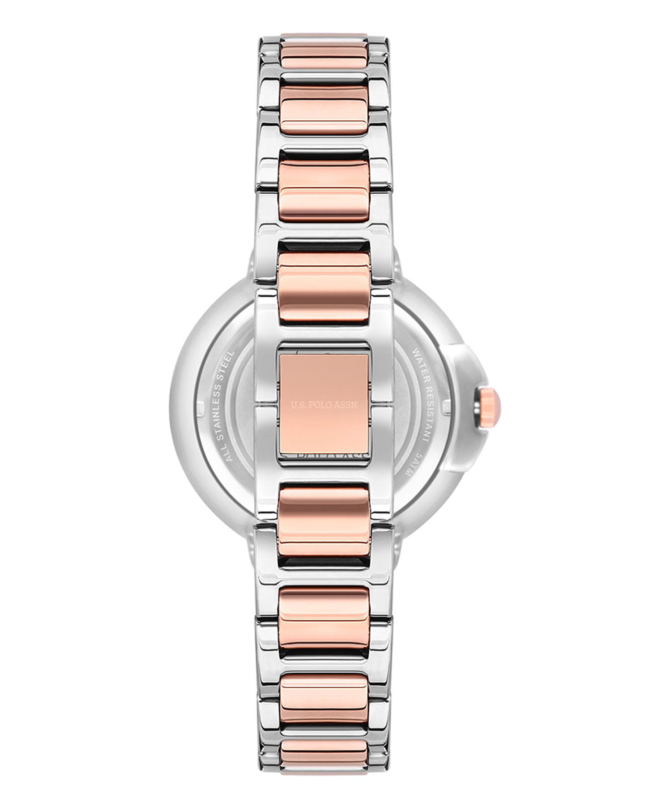 U.S. Polo Assn. U.S. Polo Assn Stile USPA2012-04,  сша женские часы на браслете нержавеющая сталь с ip-покрытием боковой вид