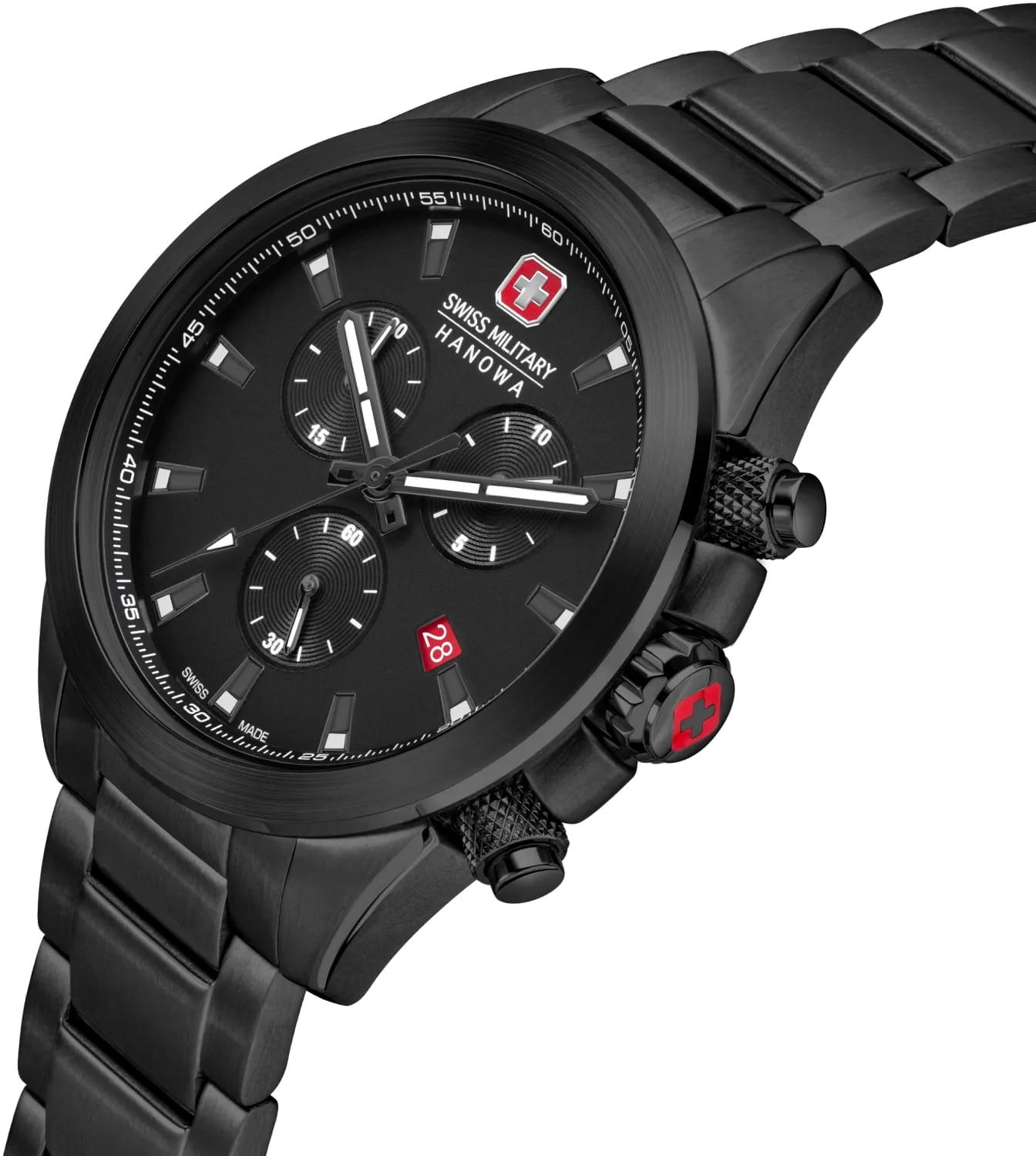 Swiss Military Hanowa Swiss Military Hanowa Chiroptera SMWGI0001930 , наручные мужские часы фото под углом