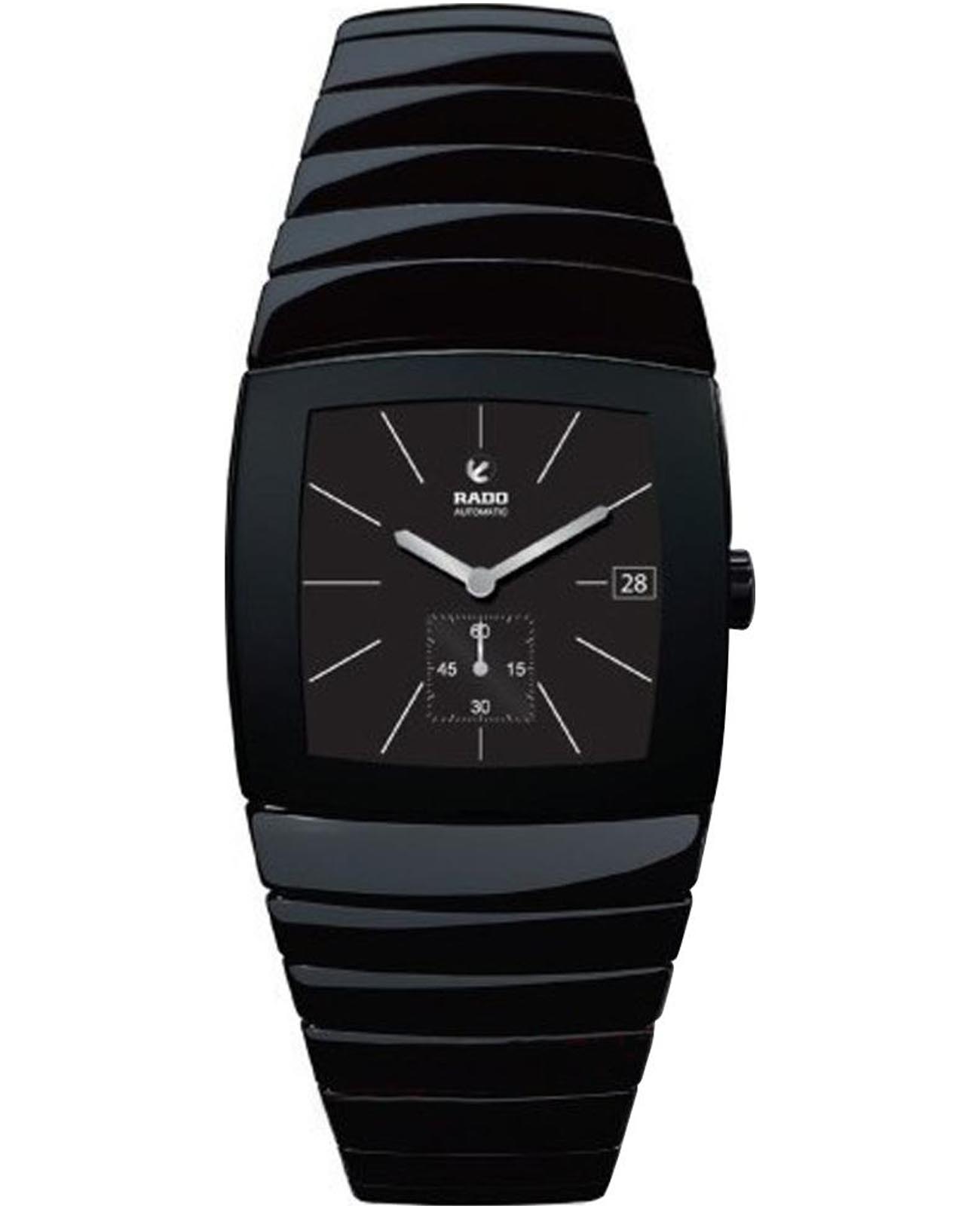 Rado Rado Sintra R13772152  R13772152 кварцевые мужские часы  циферблат, браслет керамика — вид спереди