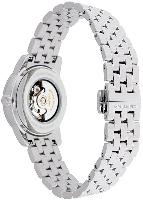 Certina Certina DS Podium Lady Automatic 29mm C001.007.11.113.00, ds podium швейцария женские часы на браслете нержавеющая сталь боковой вид