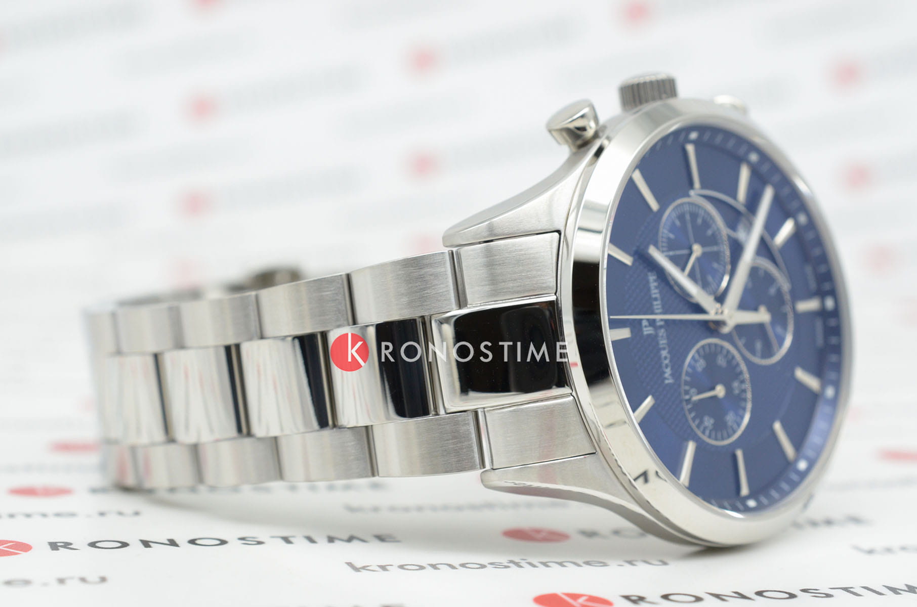 Jacques Philippe Jacques Philippe Apollo JPQGC031336N мужские часы синий циферблат на запястье