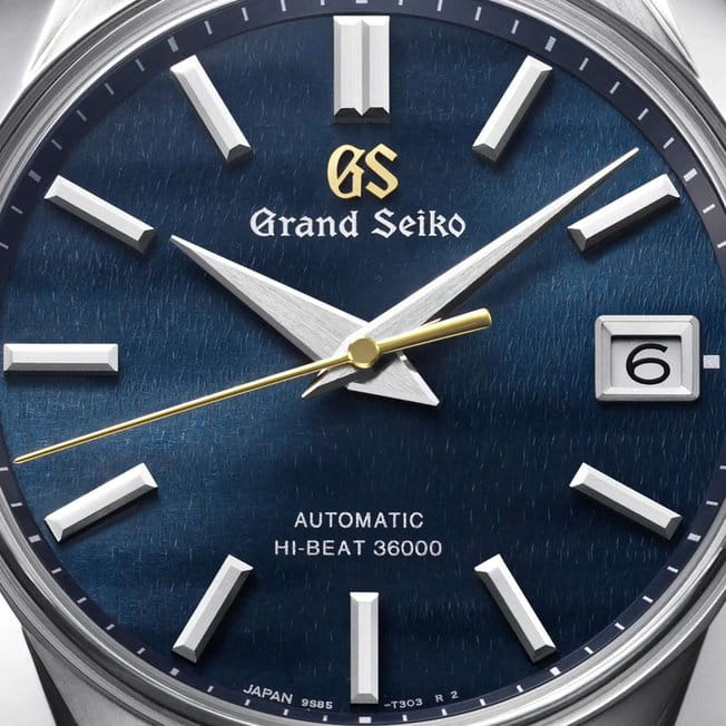 Seiko Seiko Grand Seiko SBGH273G механические мужские часы часы крупный план синий циферблата