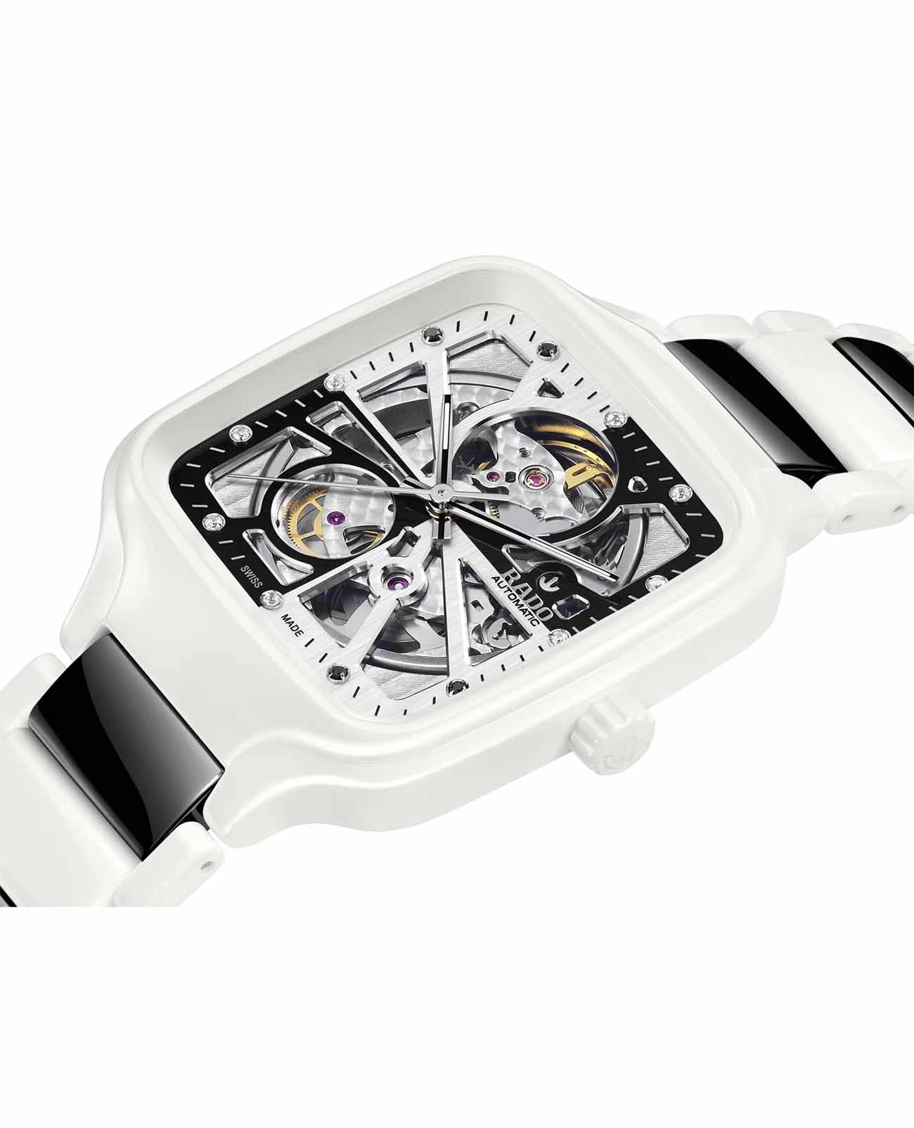 Rado Rado True Square Automatic Open Heart R27073752 Automatic, наручные мужские часы фото под углом