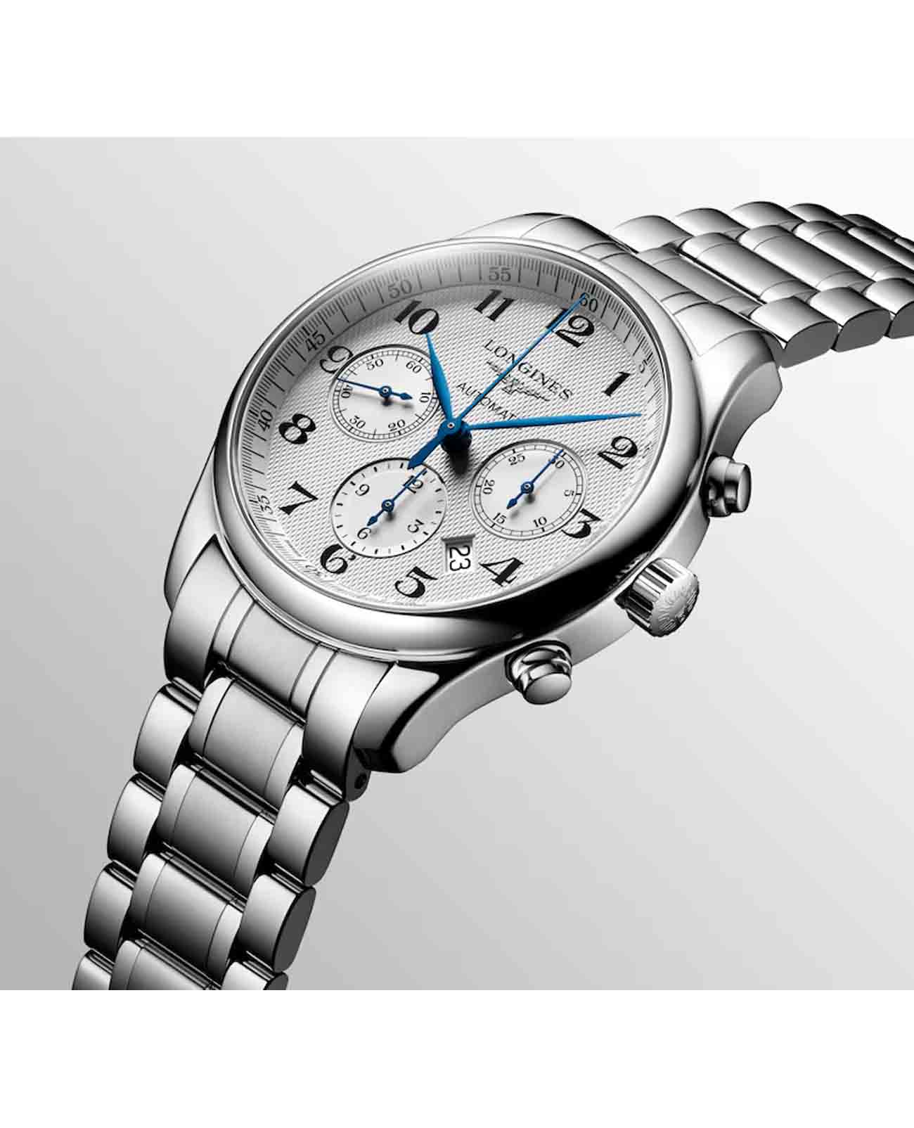Longines Longines Master Collection L2.759.4.78.6 мужские часы серебристый циферблат на запястье
