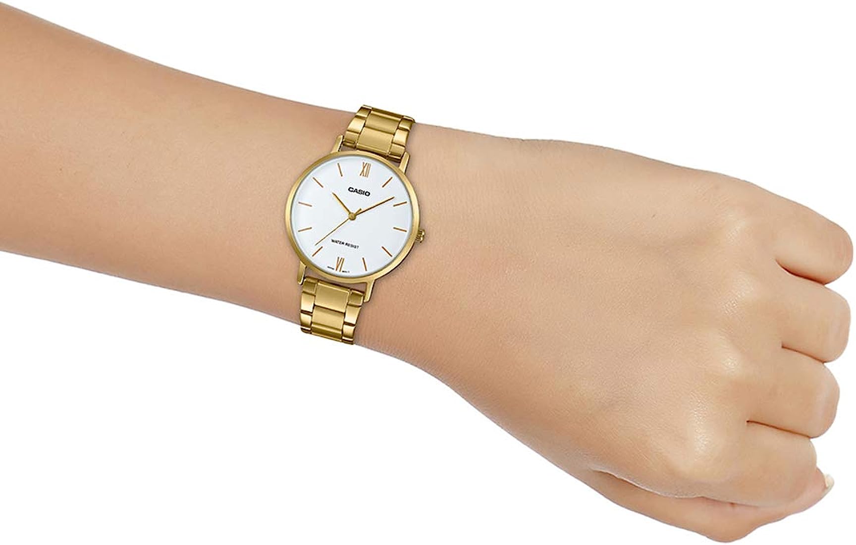 Casio Casio Collection LTP-VT01G-7B , наручные женские часы фото под углом