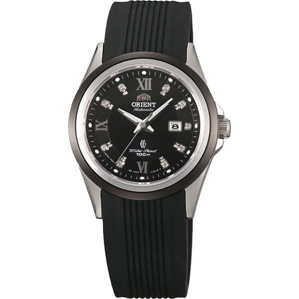 Orient Orient NR1V003B (FNR1V003B)  FNR1V003B механические женские часы черный циферблат, браслет  — вид спереди