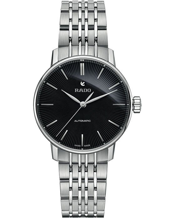 Rado Rado Coupole Classic Automatic R22862154 Classic R22862154 механические женские часы черный циферблат, браслет нержавеющая сталь — вид спереди