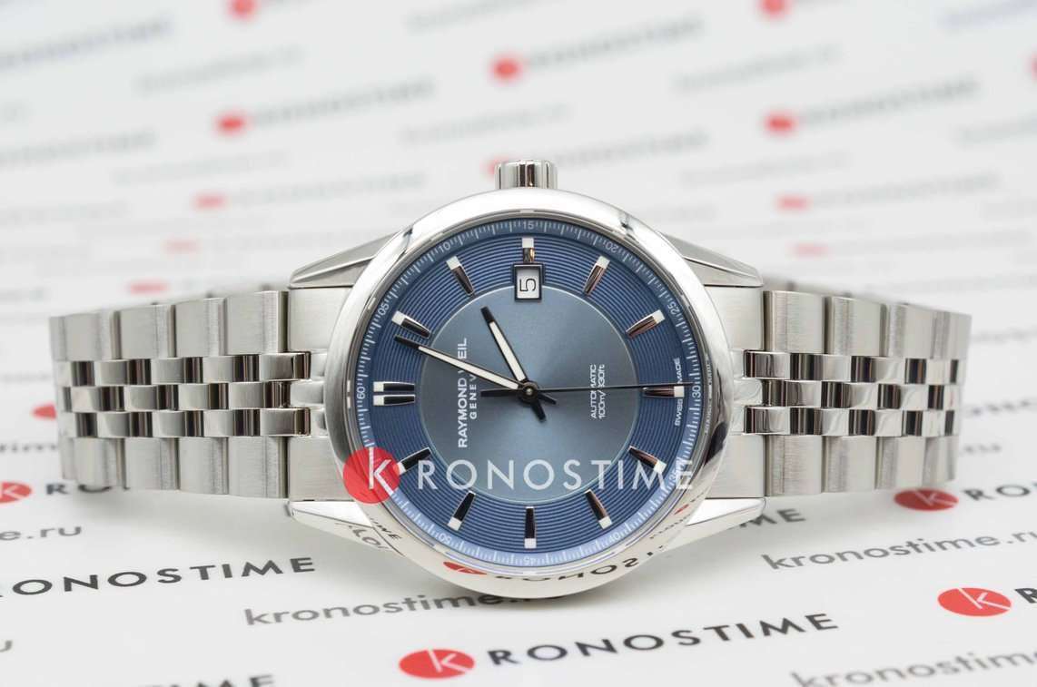 Оригинальные часы Raymond Weil Raymond Weil Freelancer 2771-ST-50051 механические калибр механизма rw4200 общий вид