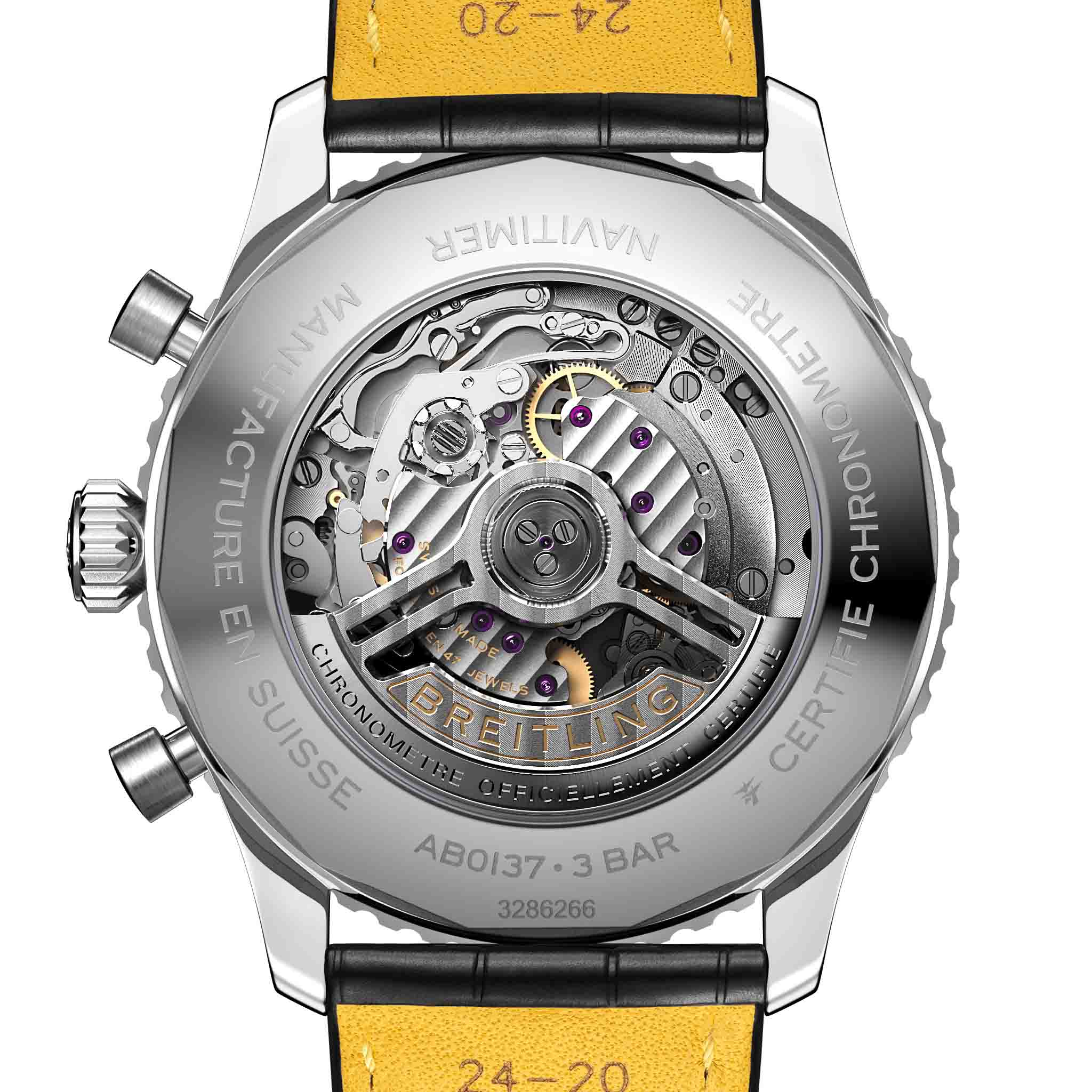 Breitling Breitling Navitimer B01 Chronograph 46 AB0137241L1P1 , наручные мужские часы фото под углом