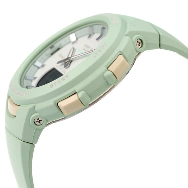 Casio Casio Baby-G BSA-B100CS-3A, baby-g япония женские часы на браслете пластик боковой вид