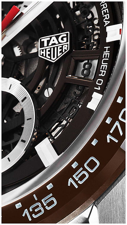 Оригинальные часы TAG Heuer TAG Heuer Carrera CAR201U.FC6405 механические калибр механизма  общий вид