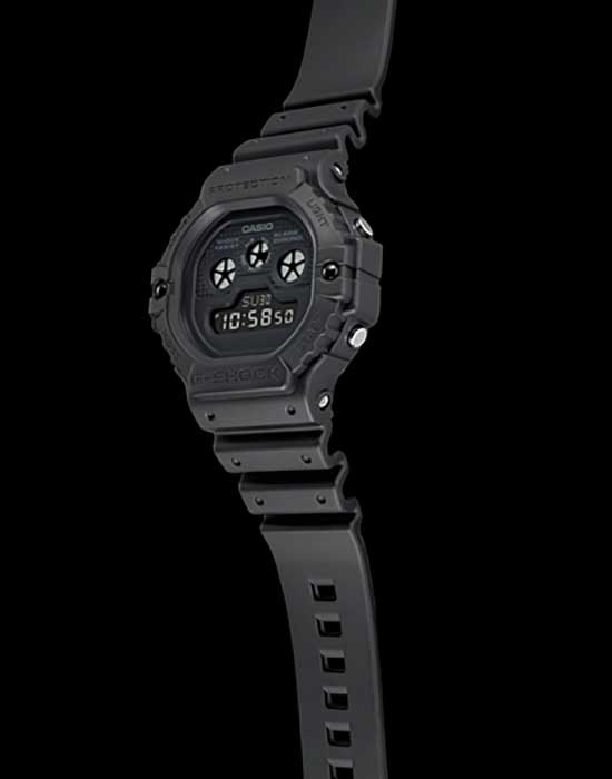 Casio Casio G-Shock DW-5900NH-1D электронные мужские часы часы крупный план черный циферблата