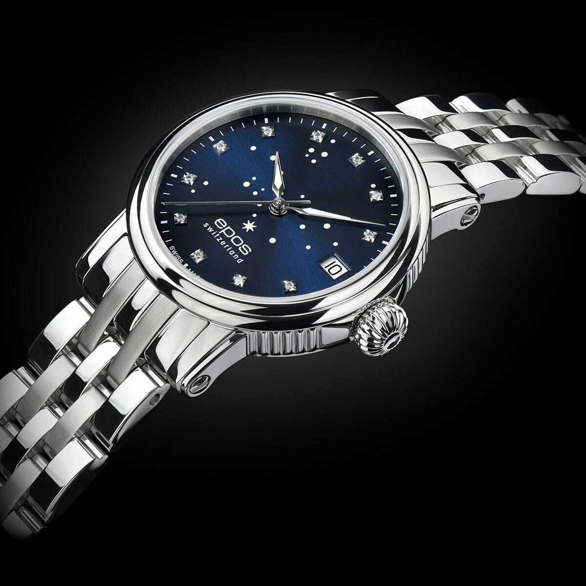 Оригинальные часы Epos Epos Ladies Diamonds 4390.152.20.96.30 механические калибр механизма  общий вид