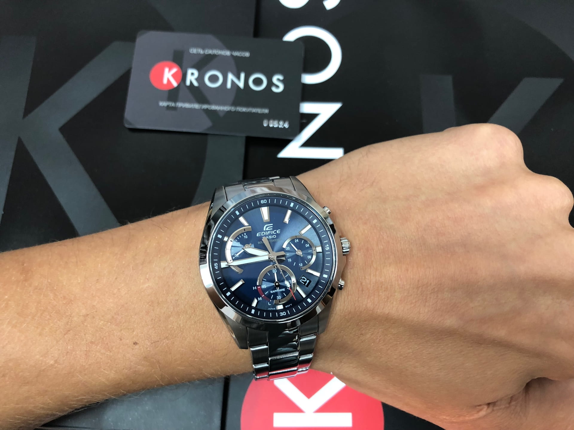 Casio Casio Edifice EFS-S530D-2A EFS — детали корпуса и нержавеющая сталь