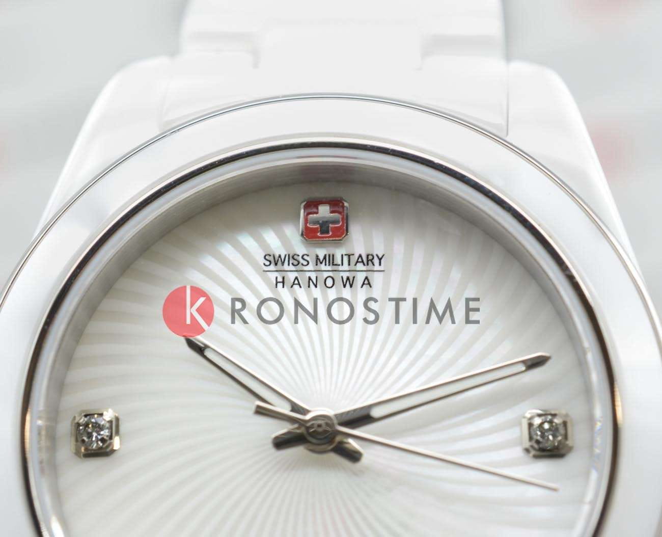 Swiss Military Hanowa Swiss Military Hanowa Swiss Recruit Lady Ceramic SMWLG0005101,  швейцария женские часы на браслете керамика боковой вид