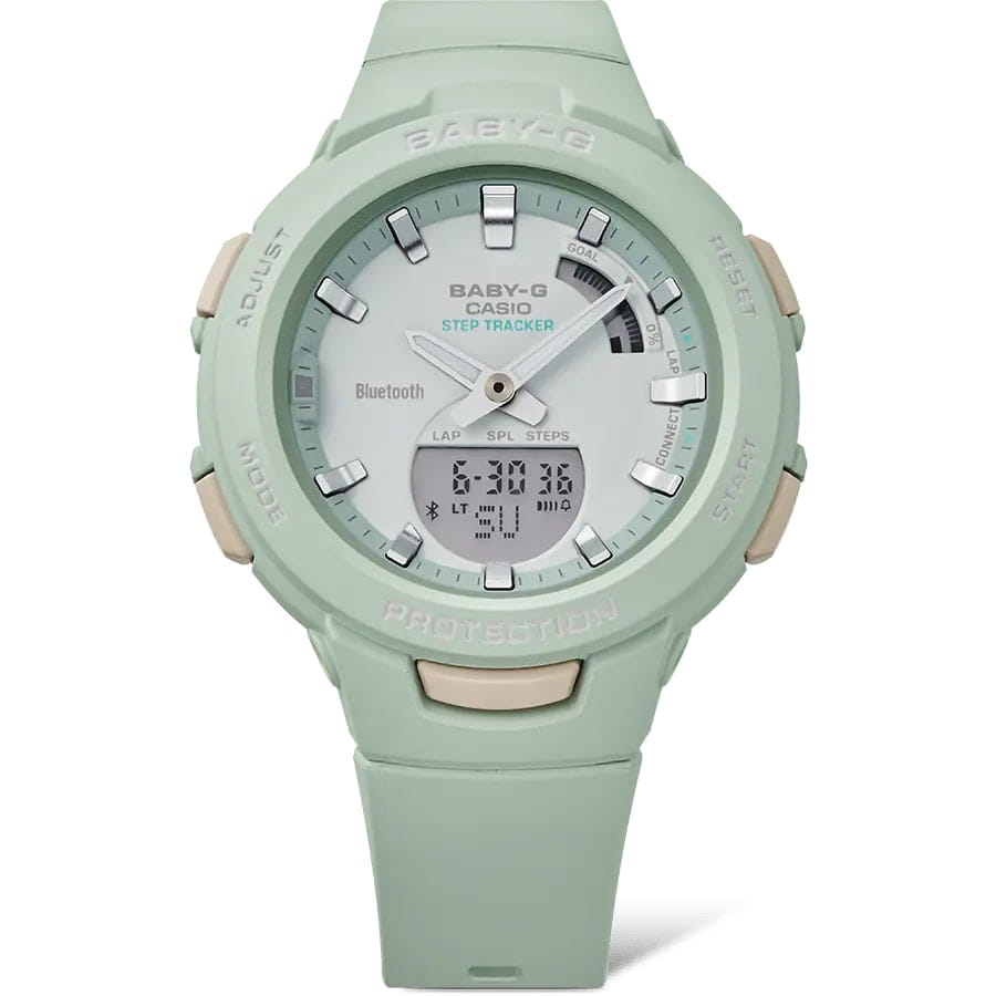 Оригинальные часы Casio Casio Baby-G BSA-B100CS-3A кварцевые калибр механизма  общий вид