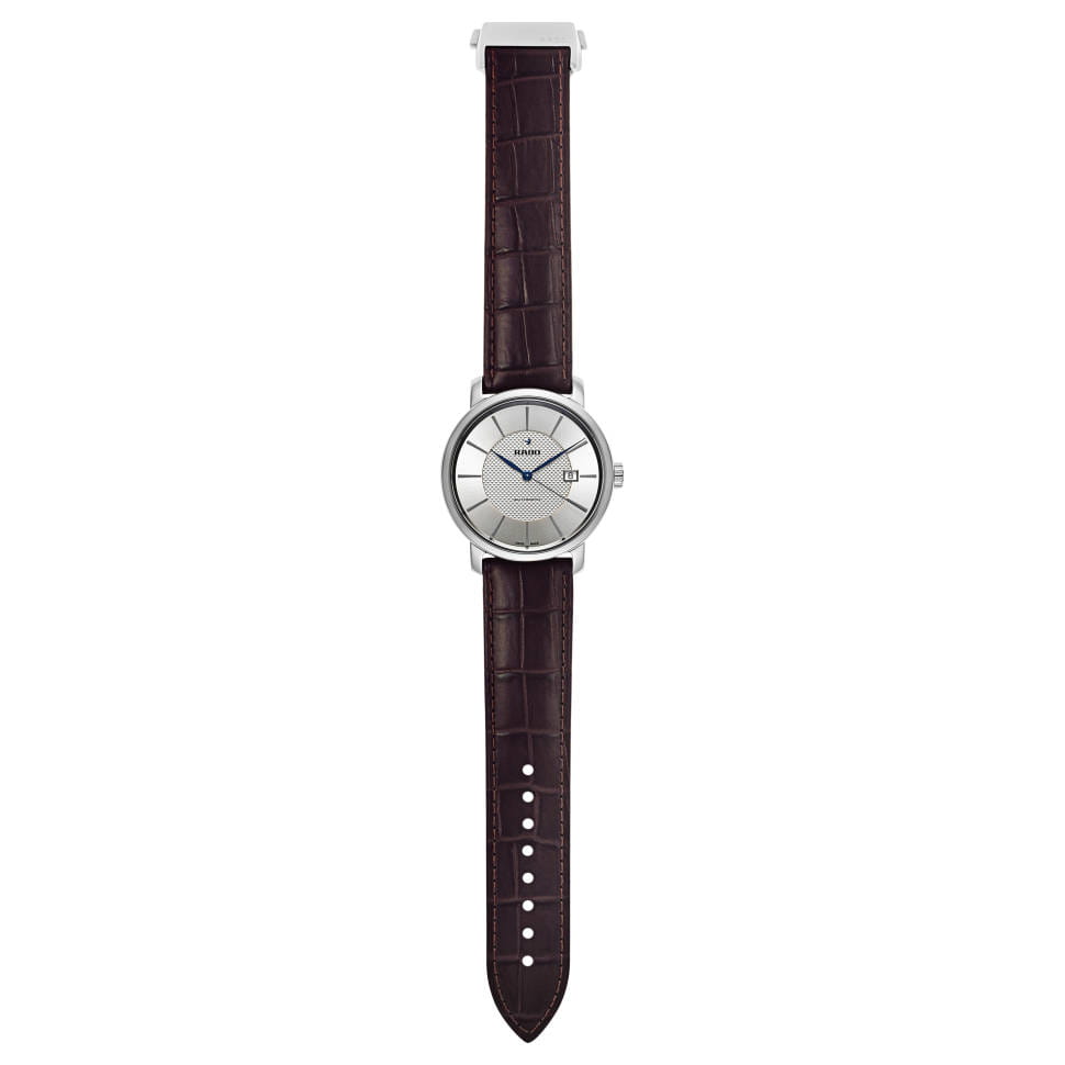 Rado Rado Diamaster R14074256, diamaster швейцария мужские часы на браслете кожаный боковой вид