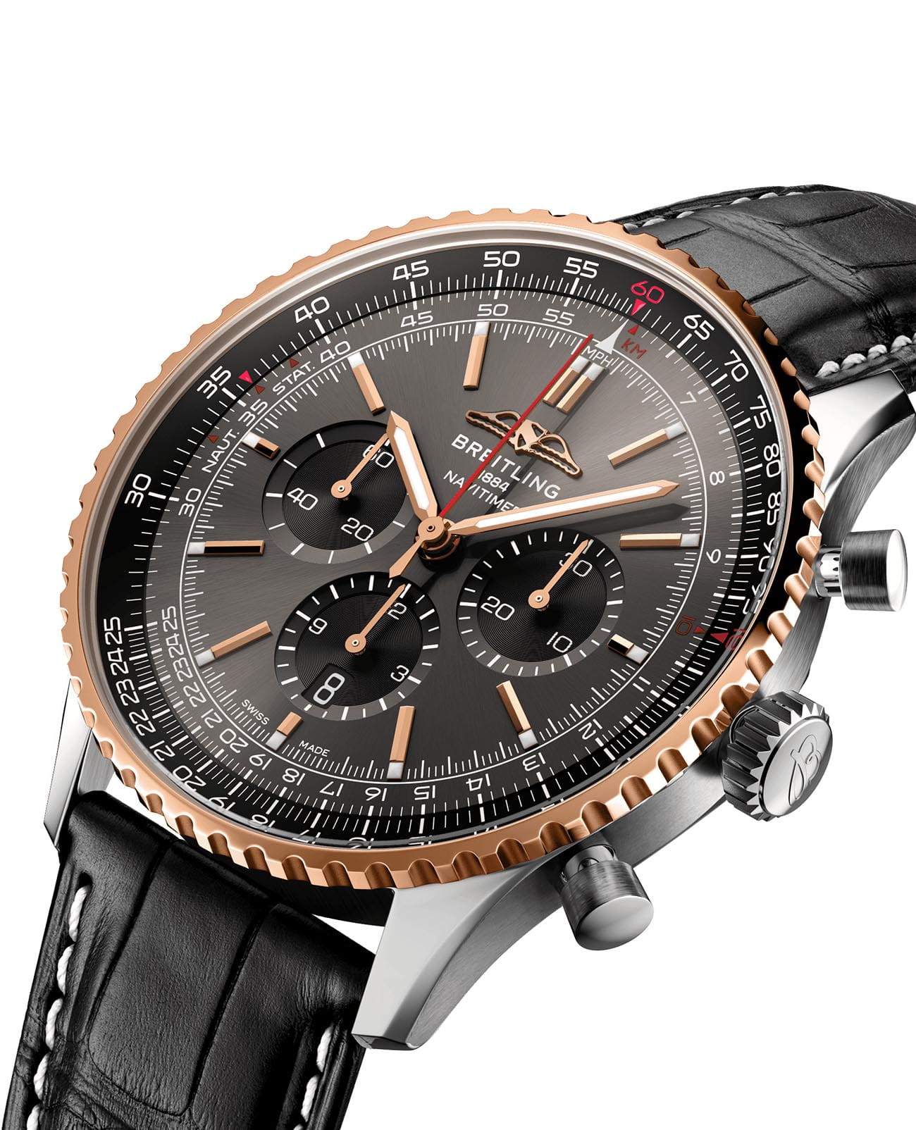 Breitling Breitling Navitimer B01 Chronograph 41 UB01371A1B1P1 , наручные мужские часы фото под углом